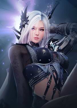 Black Desert Art Portrait