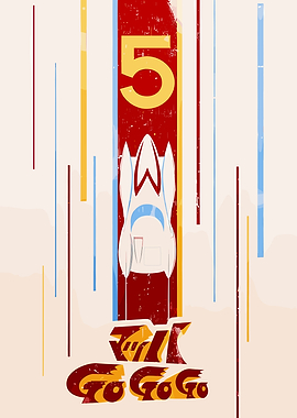 Speed Racer Mach 5 Go Go Go Poster