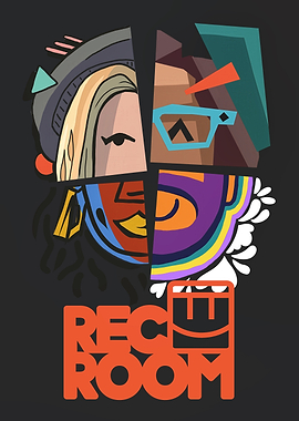 Rec Room Abstract Faces Logo