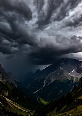 Stormy Mountain Valley