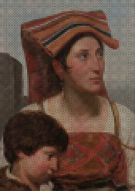 Femme et jeune garçon