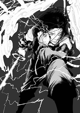 Lightning-Charged Warrior