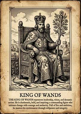 King of Wands Tarot Card