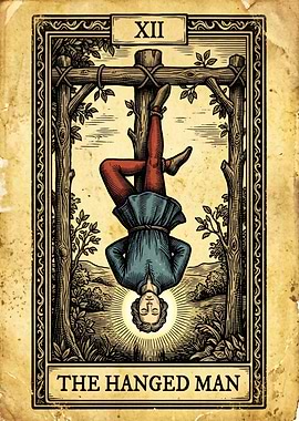 The Hanged Man Tarot Card