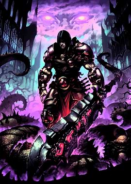 Dark Warrior with Giant Sword