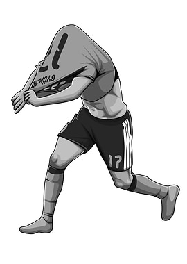 Viktor Gyokeres Black and White Version