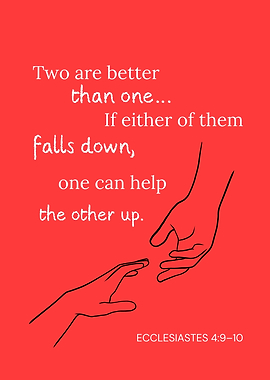 Helping Hands Bible Verse