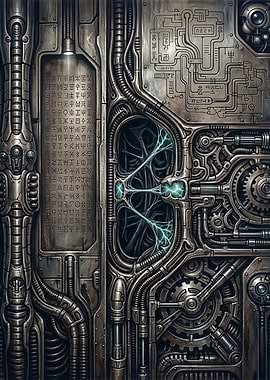Mechanical Interior Alien Fan Art