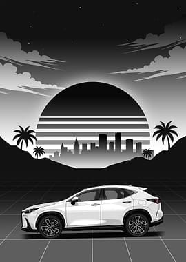 White Lexus NX