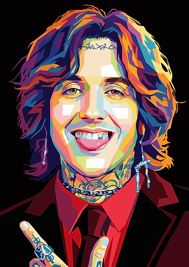 Colorful Portrait of a Man