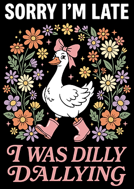 Funny Duck Dilly Dallying