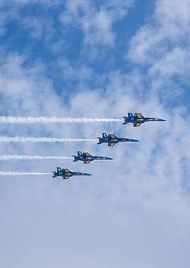 Blue Angels Formation Flying