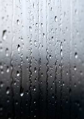 Raindrops on Glass