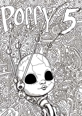 Poppy Playtime 5 Coloring Page