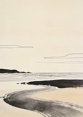 Minimalist Landscape Painting