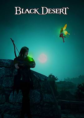 Black Desert Archer and Fairy