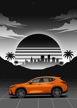 Lexus NX Orange