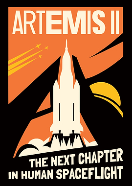 Artemis II Spaceflight Poster