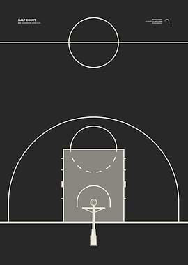 Basketball Half Court Diagram