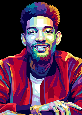 Pop Art Portrait of PnB Rock