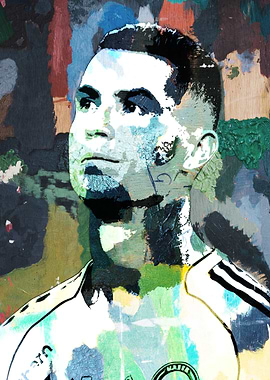 Cristiano Ronaldo Pop Art Portrait