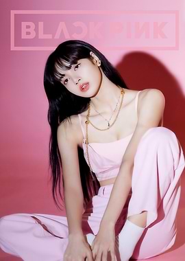 BLACKPINK Lisa in Pink Outfit