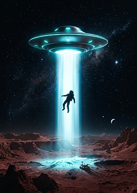 Astronaut Abducted by UFO on Mars