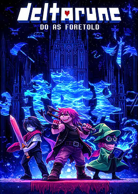 Deltarune Do As Foretold Poster