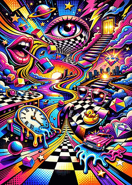 Psychedelic Surreal Dreamscape