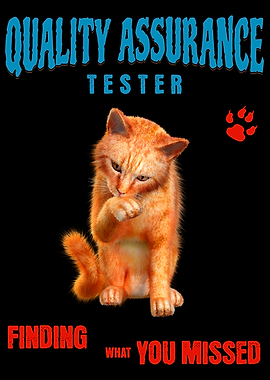 Quality Assurance Tester Cat
