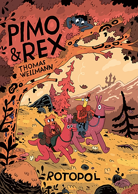 Pimo & Rex Rotopol Comic Cover
