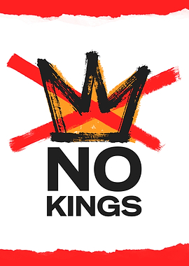No Kings Crown Graphic