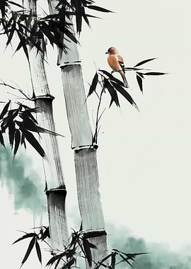 Bird on Bamboo