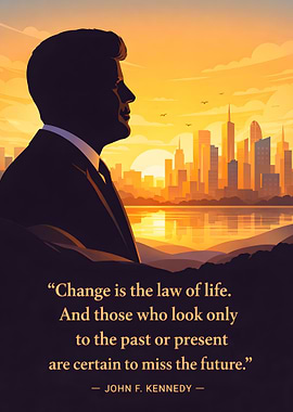 John F. Kennedy Quote on Change