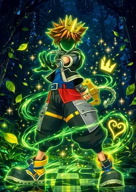 Sora in a Magical Forest