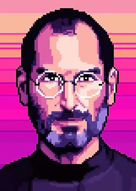 Pixel Art Steve Jobs