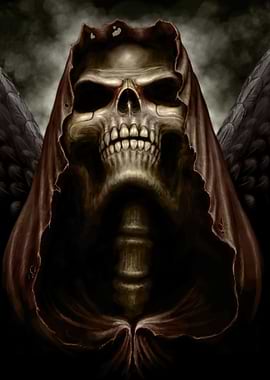 Black Angel - Reaper with Wings