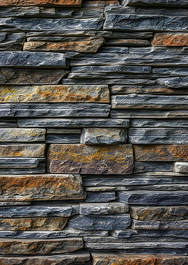 Stacked Stone Wall Texture
