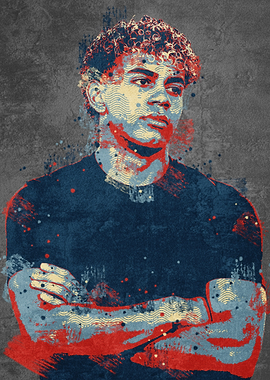 Pop Art Portrait footballer