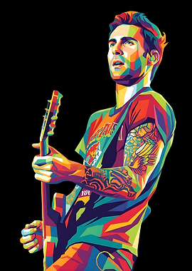 Adam Levine Pop Art Portrait