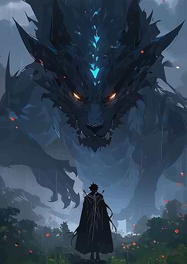 Giant Monster vs Warrior