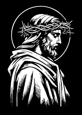 Jesus Christ with Crown of Thorns