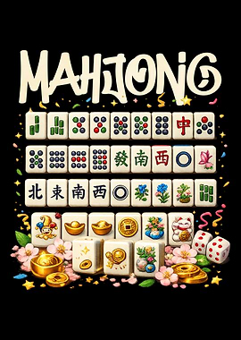 Mahjong Tiles and Decorations