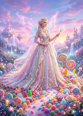 Fairy in a Candy Land