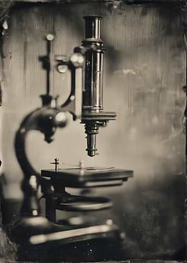Vintage Microscope