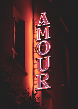 Hotel Amour Neon Sign
