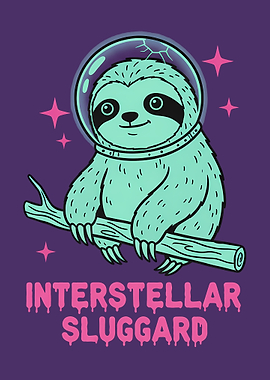 Interstellar Sluggard Astronaut Sloth