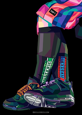 Billie Eilish Pop Art Fashion