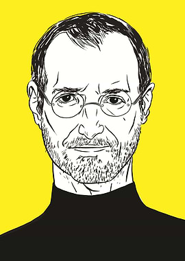 Steve Jobs Pop Art Portrait