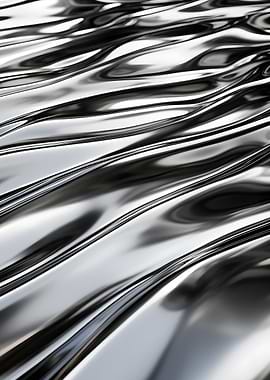 Abstract Metallic Waves